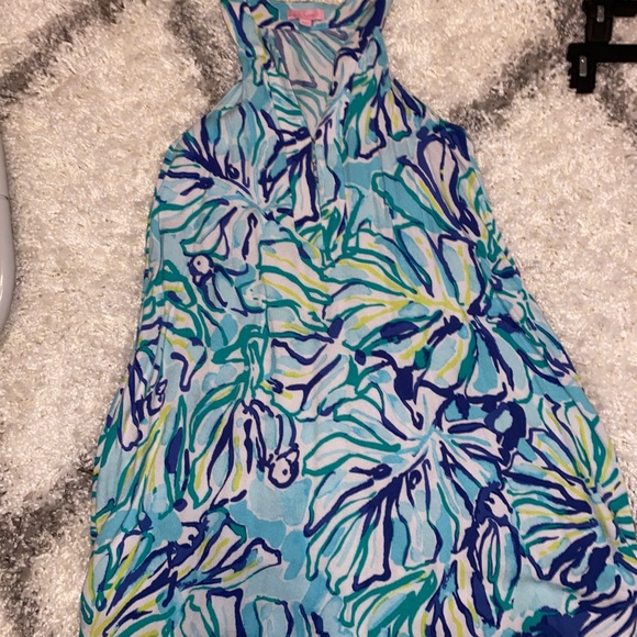 Lilly Pulitzer xs blue green  dress - Picture 1 of 6